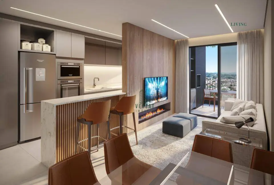 Foto 5 de Apartamento com 2 quartos à venda, 68m2 em Cabral, Curitiba - PR