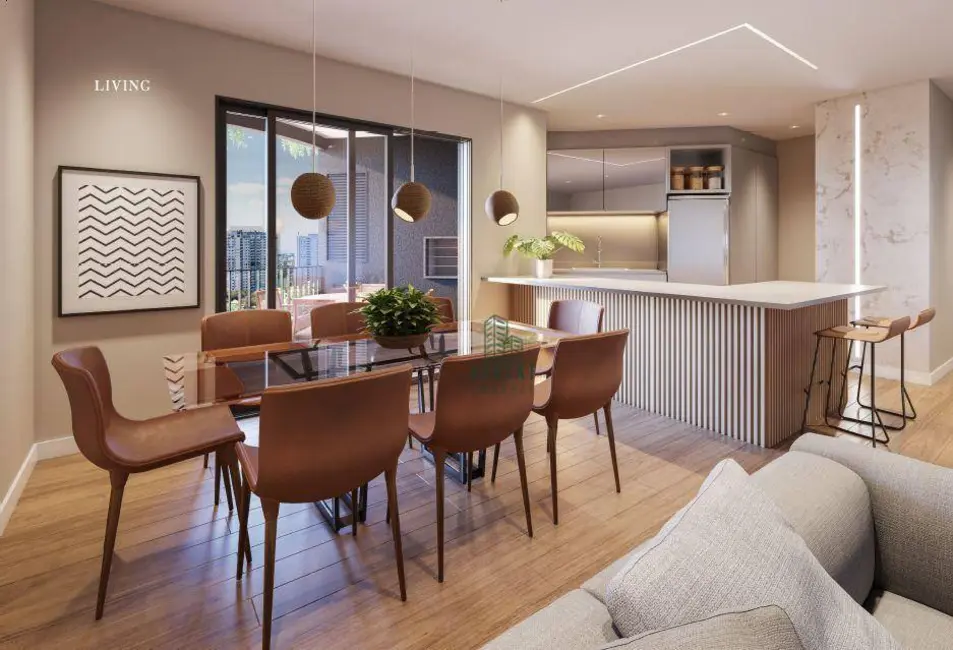 Foto 3 de Apartamento com 3 quartos à venda, 91m2 em Cabral, Curitiba - PR