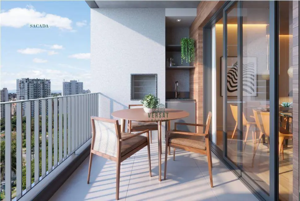 Foto 4 de Apartamento com 3 quartos à venda, 91m2 em Cabral, Curitiba - PR