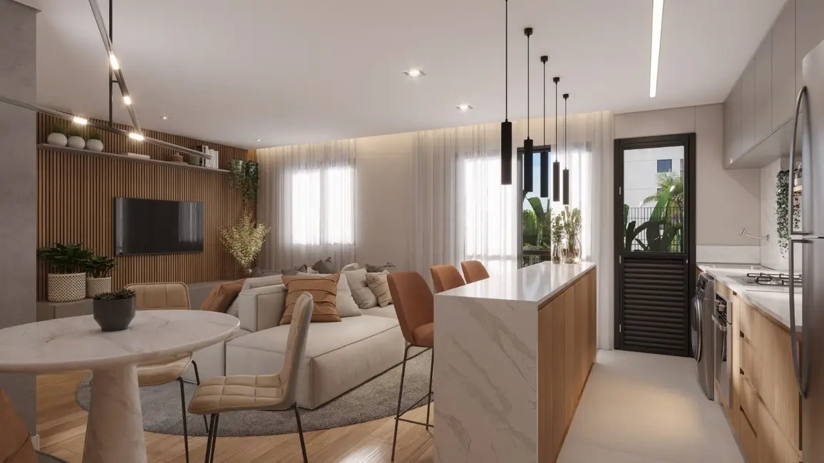 Foto 3 de Apartamento com 3 quartos à venda, 58m2 em Capão Raso, Curitiba - PR