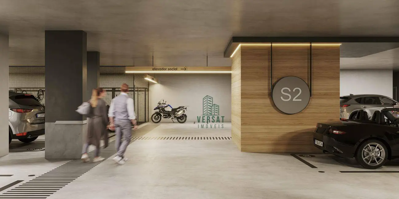 Foto 3 de Apartamento com 1 quarto à venda, 58m2 em Centro Cívico, Curitiba - PR