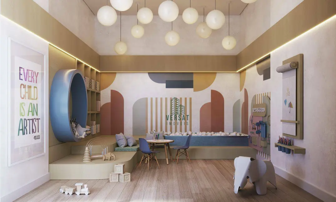 Foto 5 de Apartamento com 1 quarto à venda, 58m2 em Centro Cívico, Curitiba - PR