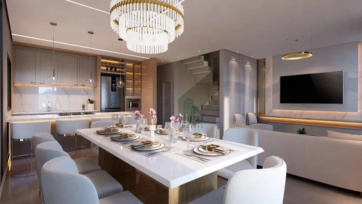 Sobrado com 3 quartos à venda, 179m2 em Pilarzinho, Curitiba - PR - imagem 3 Foto 3 de Sobrado com 3 quartos à venda, 179m2 em Pilarzinho, Curitiba - PR