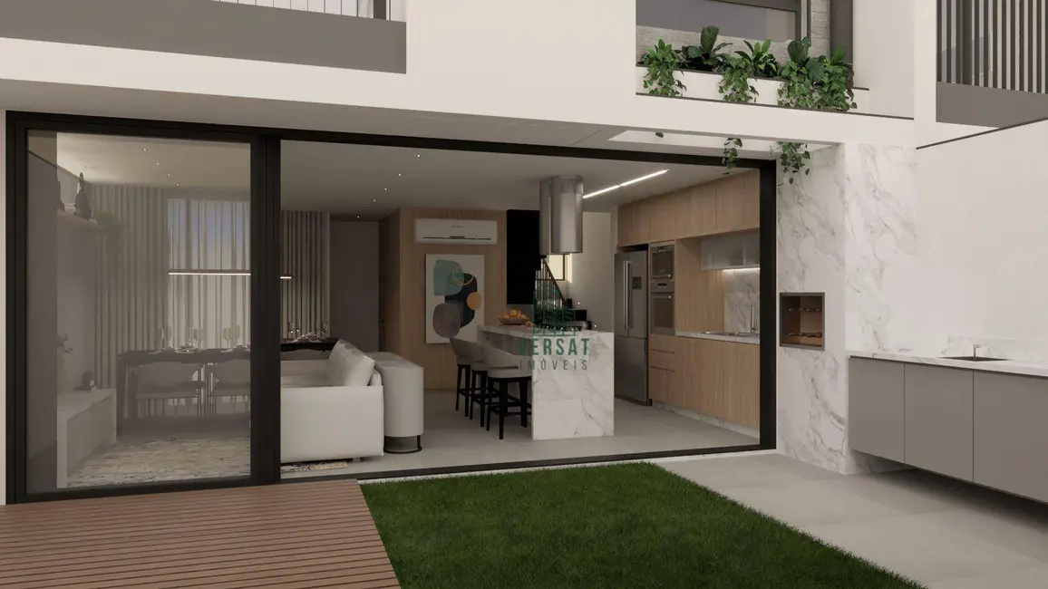 Foto 1 de Sobrado com 3 quartos à venda, 142m2 em São Braz, Curitiba - PR