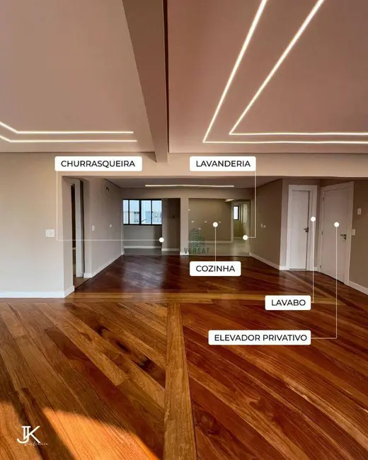 Foto 2 de Apartamento com 3 quartos à venda, 193m2 em Água Verde, Curitiba - PR