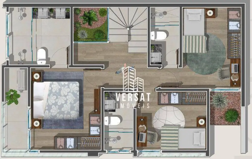 Foto 8 de Sobrado com 3 quartos à venda, 160m2 em Portão, Curitiba - PR