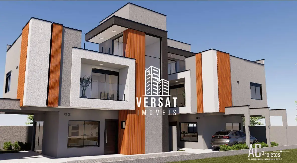 Foto 1 de Sobrado com 3 quartos à venda, 133m2 em Hauer, Curitiba - PR