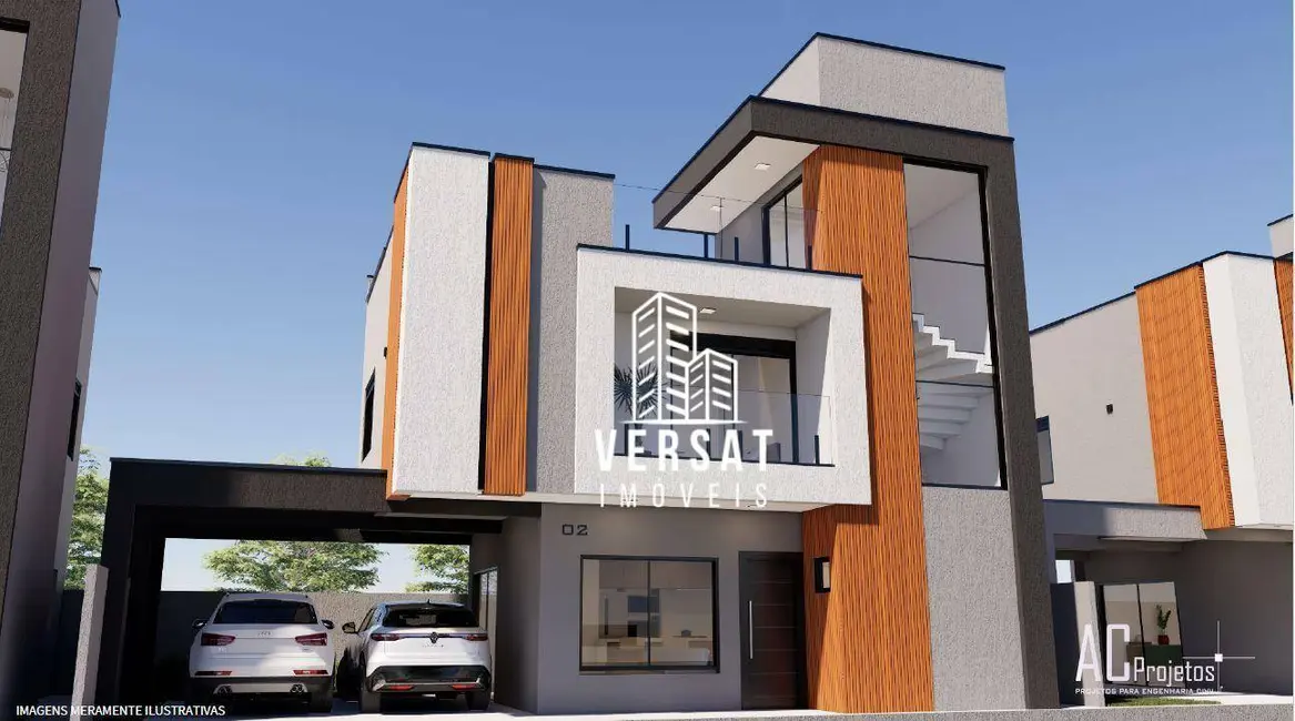 Foto 2 de Sobrado com 3 quartos à venda, 133m2 em Hauer, Curitiba - PR