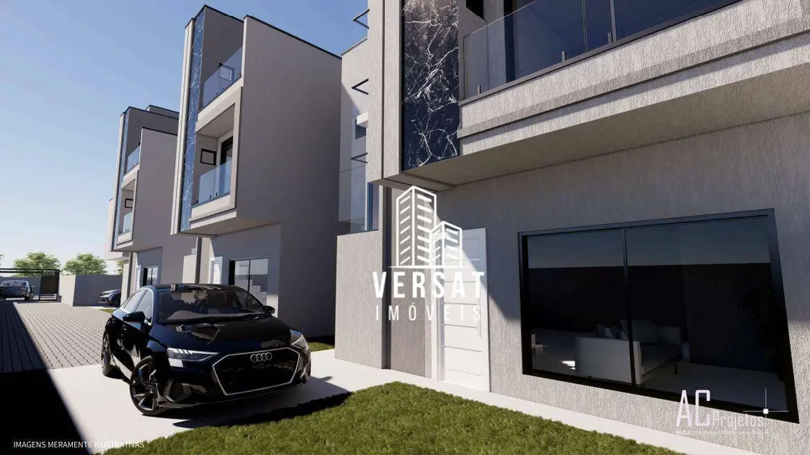 Foto 4 de Sobrado com 3 quartos à venda, 127m2 em Capão Raso, Curitiba - PR