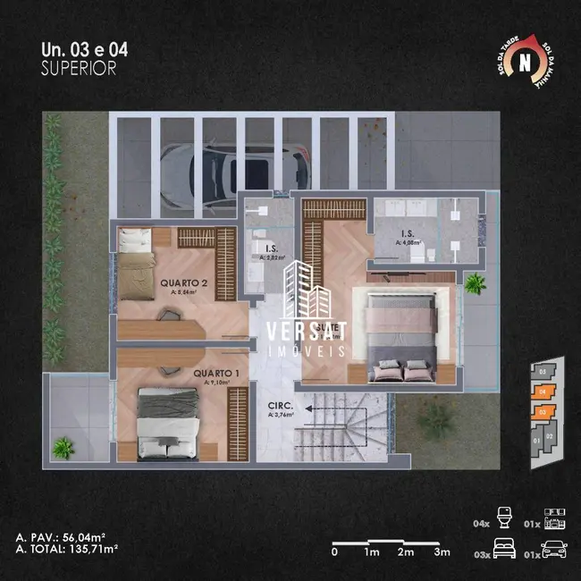 Sobrado com 3 quartos à venda, 135m2 em Uberaba, Curitiba - PR - imagem 7 Foto 7 de Sobrado com 3 quartos à venda, 135m2 em Uberaba, Curitiba - PR