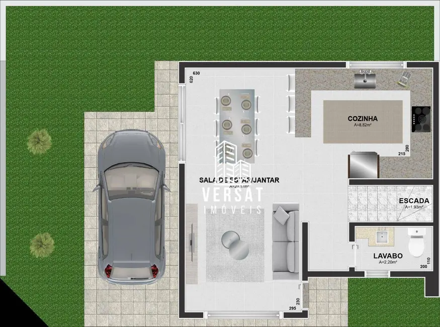 Sobrado com 3 quartos à venda, 157m2 em Uberaba, Curitiba - PR - imagem 7 Foto 7 de Sobrado com 3 quartos à venda, 157m2 em Uberaba, Curitiba - PR