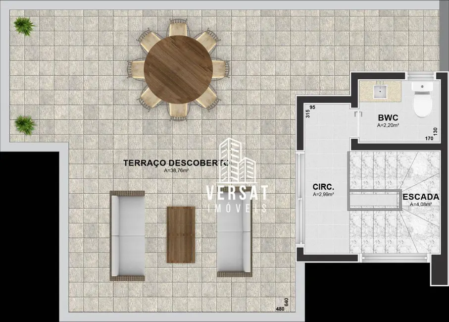 Sobrado com 3 quartos à venda, 157m2 em Uberaba, Curitiba - PR - imagem 9 Foto 9 de Sobrado com 3 quartos à venda, 157m2 em Uberaba, Curitiba - PR