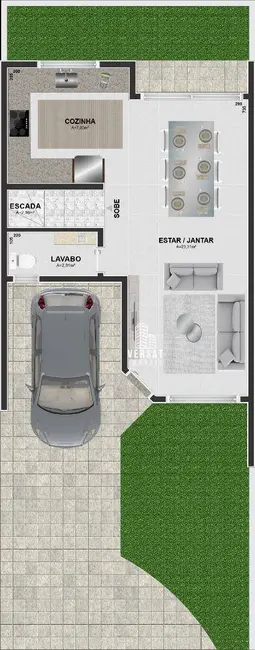 Foto 5 de Sobrado com 3 quartos à venda, 114m2 em Uberaba, Curitiba - PR