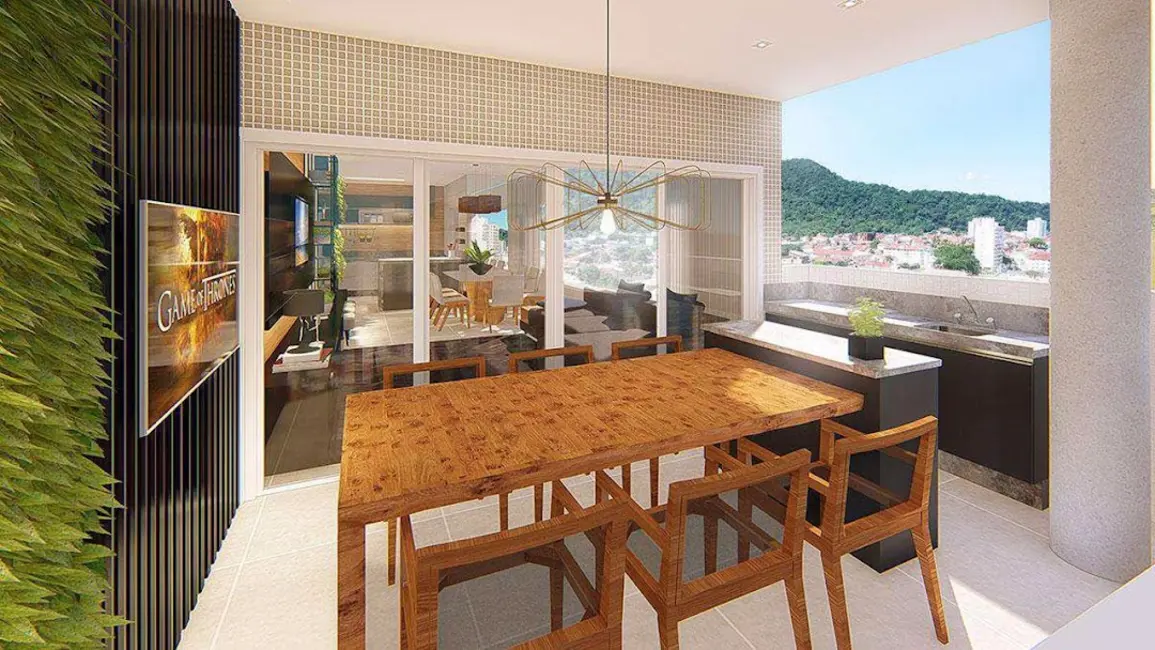 Apartamento com 3 quartos à venda, 132m2 em Canto do Forte, Praia Grande - SP - imagem 6 Foto 6 de Apartamento com 3 quartos à venda, 132m2 em Canto do Forte, Praia Grande - SP