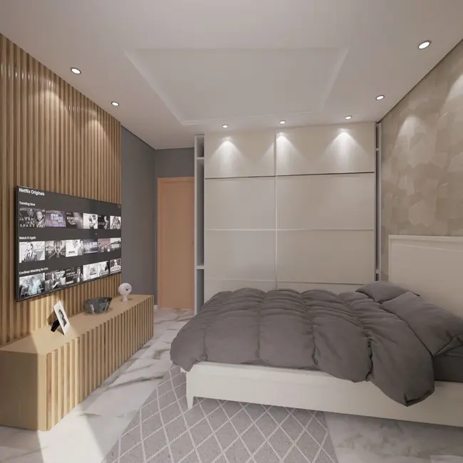 Foto 4 de Casa de Condomínio com 3 quartos à venda, 104m2 em Aviação, Praia Grande - SP