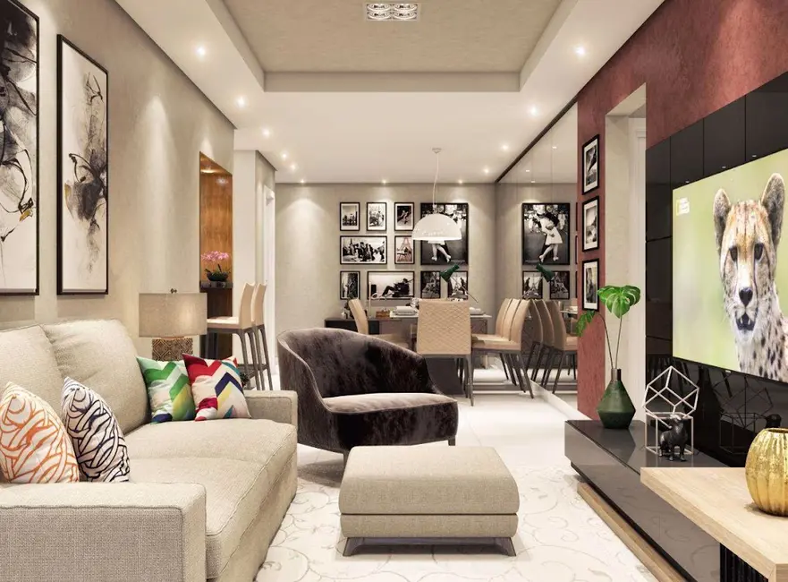 Apartamento com 3 quartos à venda, 164m2 em Canto do Forte, Praia Grande - SP - imagem 3 Foto 3 de Apartamento com 3 quartos à venda, 164m2 em Canto do Forte, Praia Grande - SP