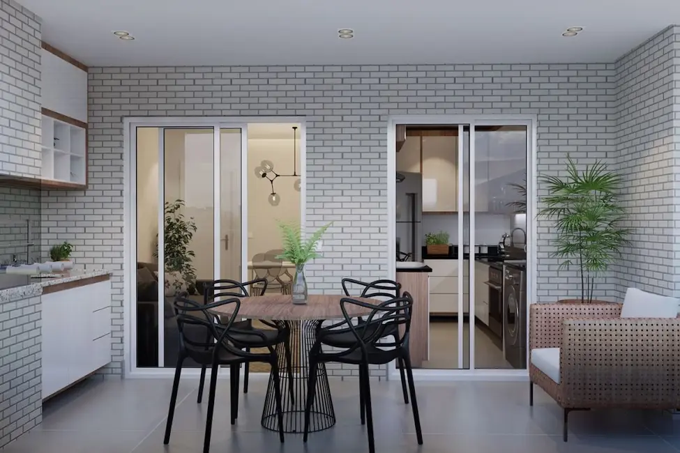 Foto 8 de Apartamento com 1 quarto à venda, 47m2 em Boqueirão, Praia Grande - SP