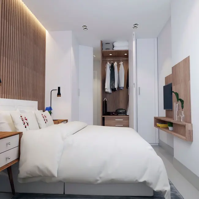 Foto 1 de Apartamento com 1 quarto à venda, 47m2 em Boqueirão, Praia Grande - SP