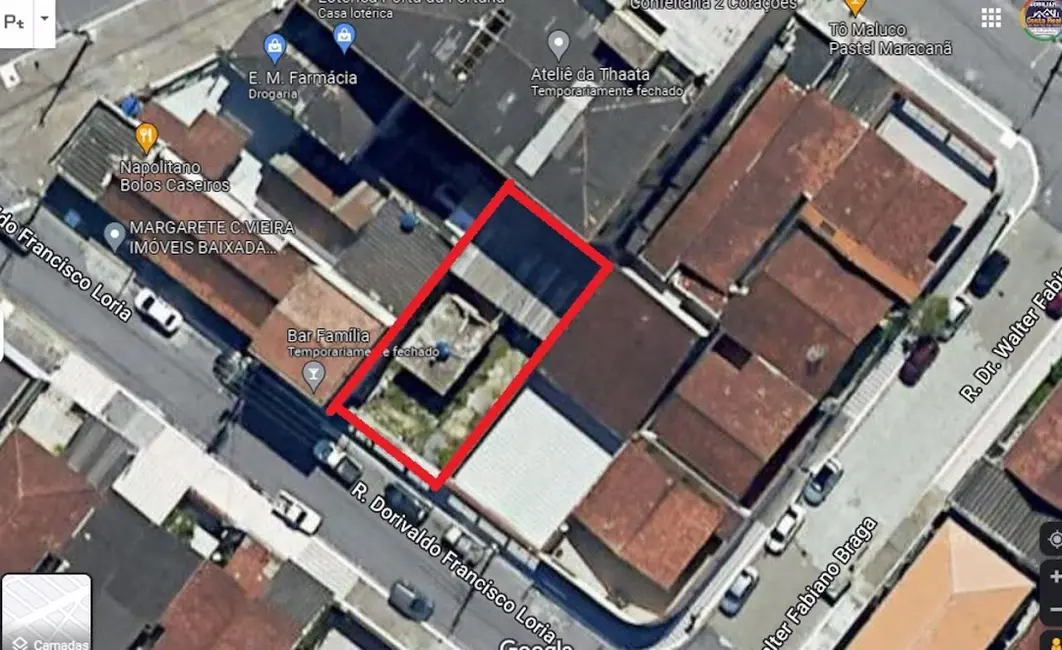 Foto 1 de Terreno / Lote à venda, 240m2 em Praia Grande - SP