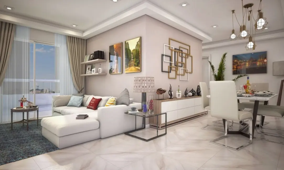 Foto 2 de Apartamento com 2 quartos à venda, 65m2 em Ocian, Praia Grande - SP