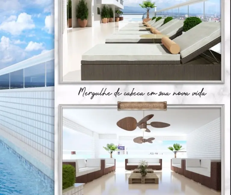 Foto 4 de Apartamento com 2 quartos à venda, 100m2 em Aviação, Praia Grande - SP