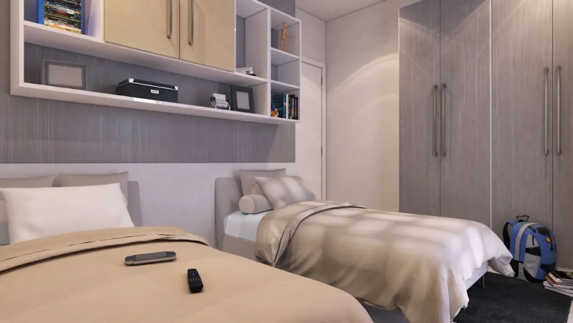 Apartamento com 1 quarto à venda, 46m2 em Mirim, Praia Grande - SP - imagem 6 Foto 6 de Apartamento com 1 quarto à venda, 46m2 em Mirim, Praia Grande - SP