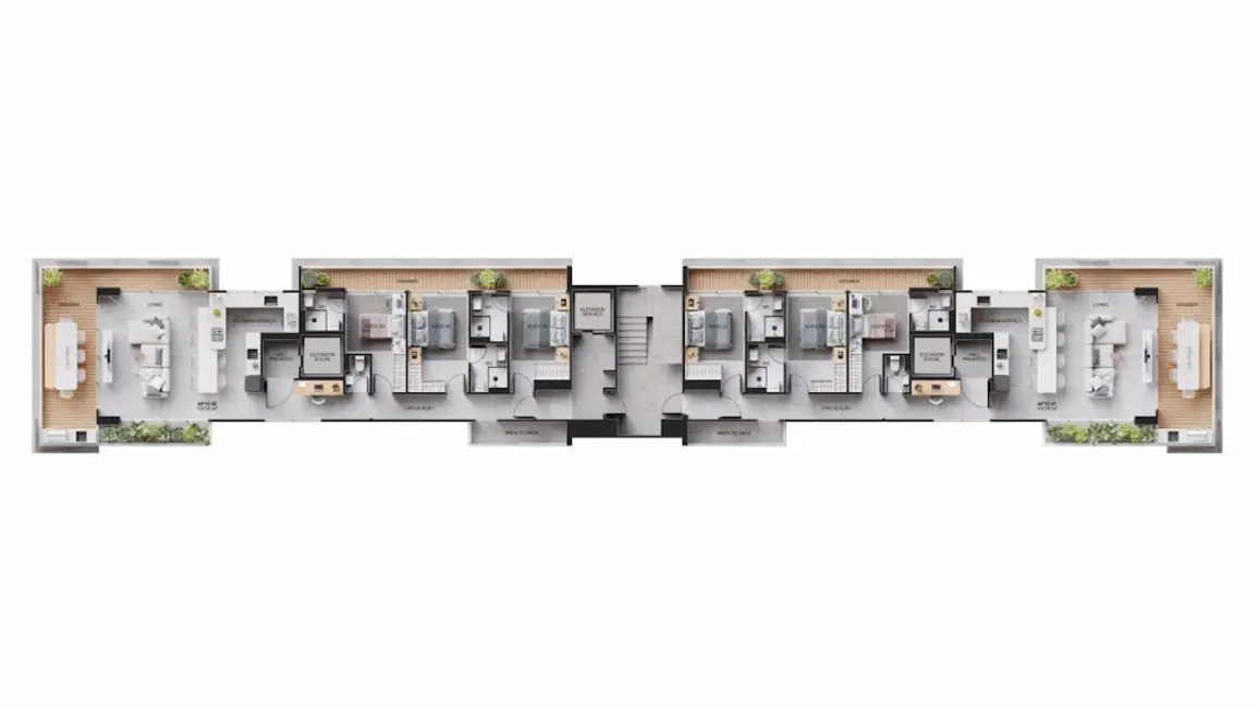 Foto 8 de Apartamento com 3 quartos à venda, 256m2 em Canto do Forte, Praia Grande - SP