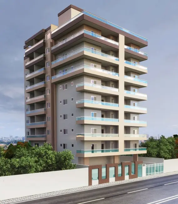 Foto 2 de Apartamento com 1 quarto à venda, 46m2 em Mirim, Praia Grande - SP