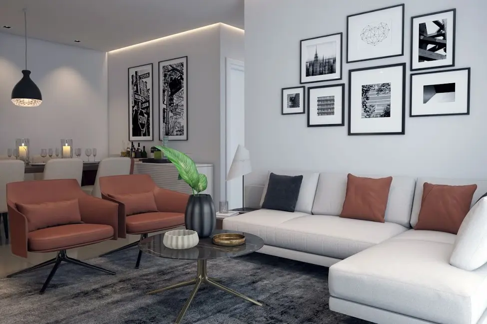 Foto 1 de Apartamento com 3 quartos à venda, 105m2 em Canto do Forte, Praia Grande - SP