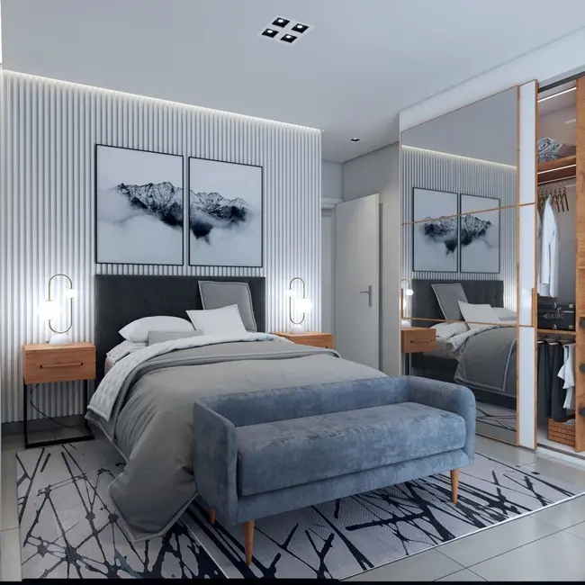 Foto 9 de Apartamento com 3 quartos à venda, 105m2 em Canto do Forte, Praia Grande - SP