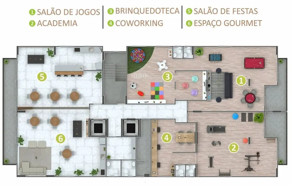 Apartamento com 1 quarto à venda, 48m2 em Praia Grande - SP - imagem 8 Foto 8 de Apartamento com 1 quarto à venda, 48m2 em Praia Grande - SP
