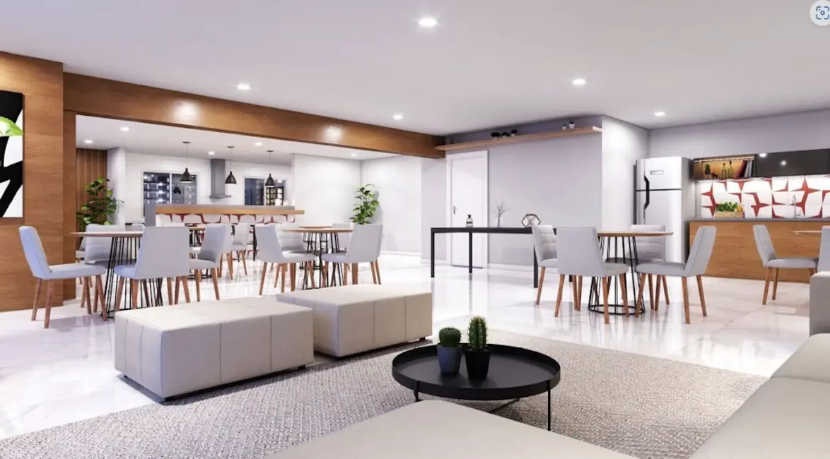 Apartamento com 1 quarto à venda, 48m2 em Praia Grande - SP - imagem 6 Foto 6 de Apartamento com 1 quarto à venda, 48m2 em Praia Grande - SP