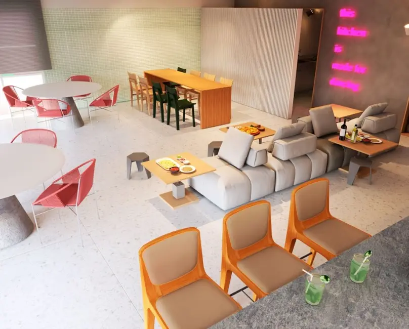 Foto 2 de Apartamento com 1 quarto à venda, 47m2 em Canto do Forte, Praia Grande - SP