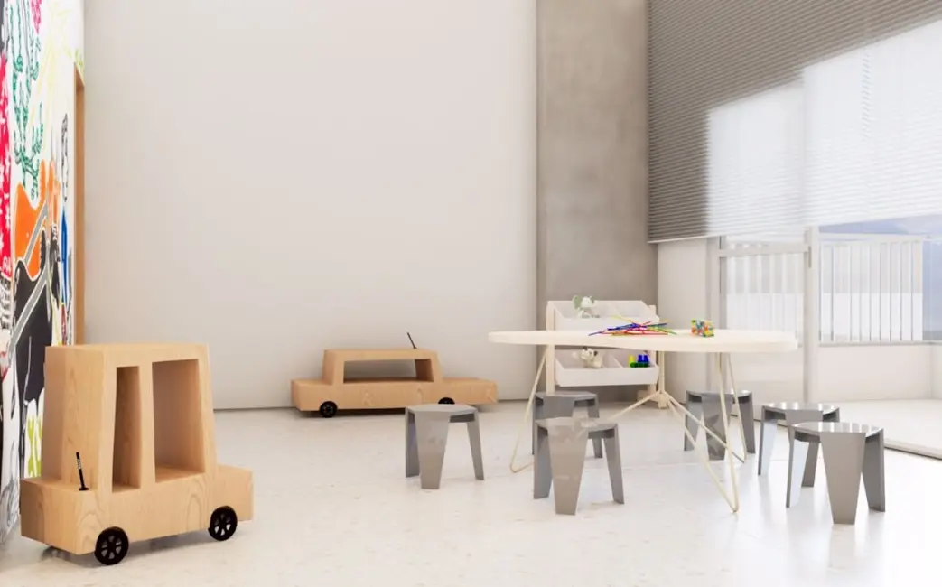 Apartamento com 1 quarto à venda, 40m2 em Canto do Forte, Praia Grande - SP - imagem 6 Foto 6 de Apartamento com 1 quarto à venda, 40m2 em Canto do Forte, Praia Grande - SP