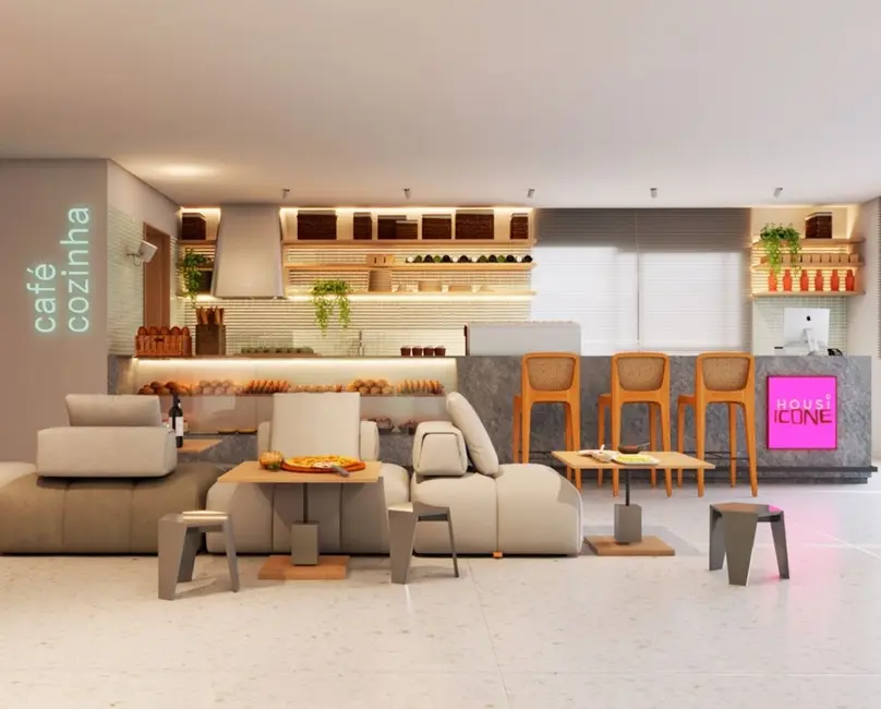 Foto 2 de Apartamento com 1 quarto à venda, 47m2 em Canto do Forte, Praia Grande - SP