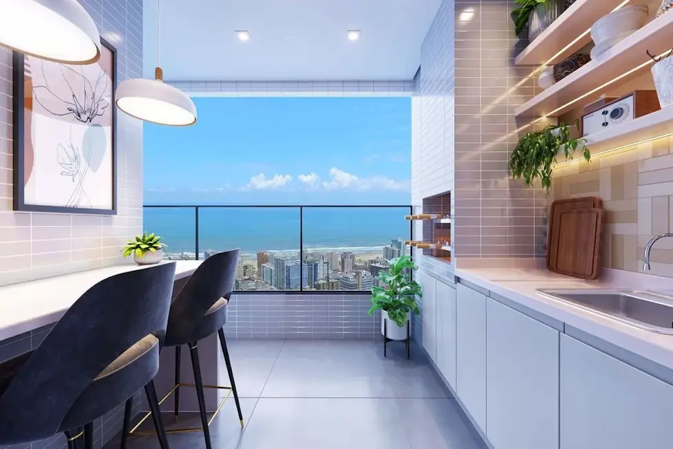 Foto 8 de Cobertura com 2 quartos à venda, 128m2 em Praia Grande - SP