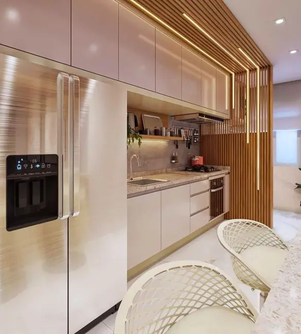 Foto 4 de Cobertura com 2 quartos à venda, 128m2 em Praia Grande - SP