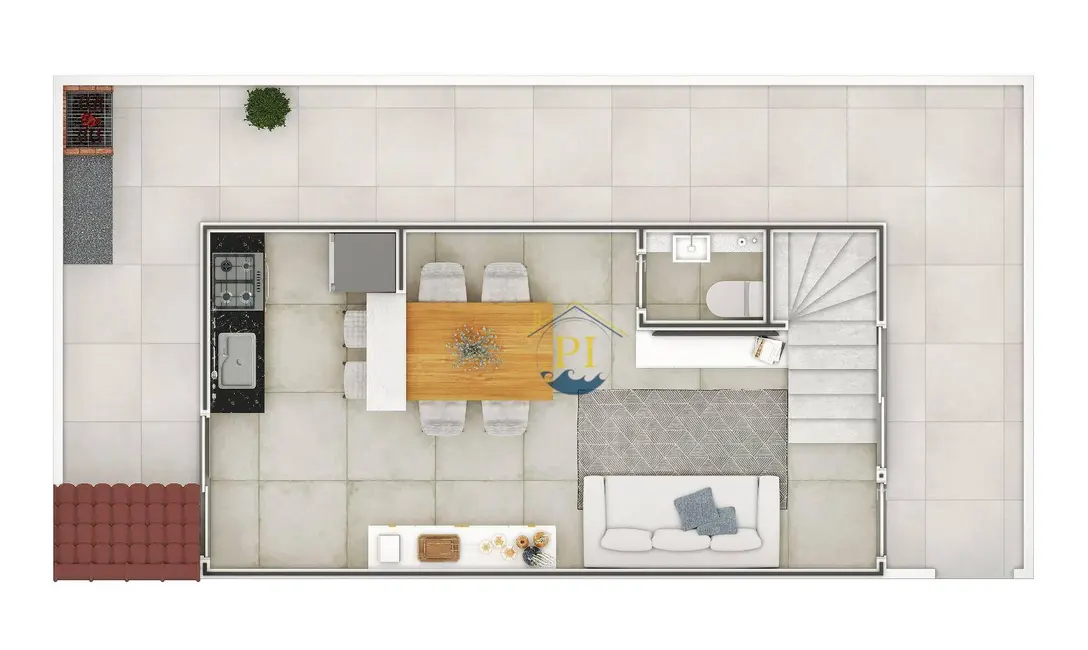 Foto 9 de Casa de Condomínio com 2 quartos à venda, 55m2 em Praia Grande - SP