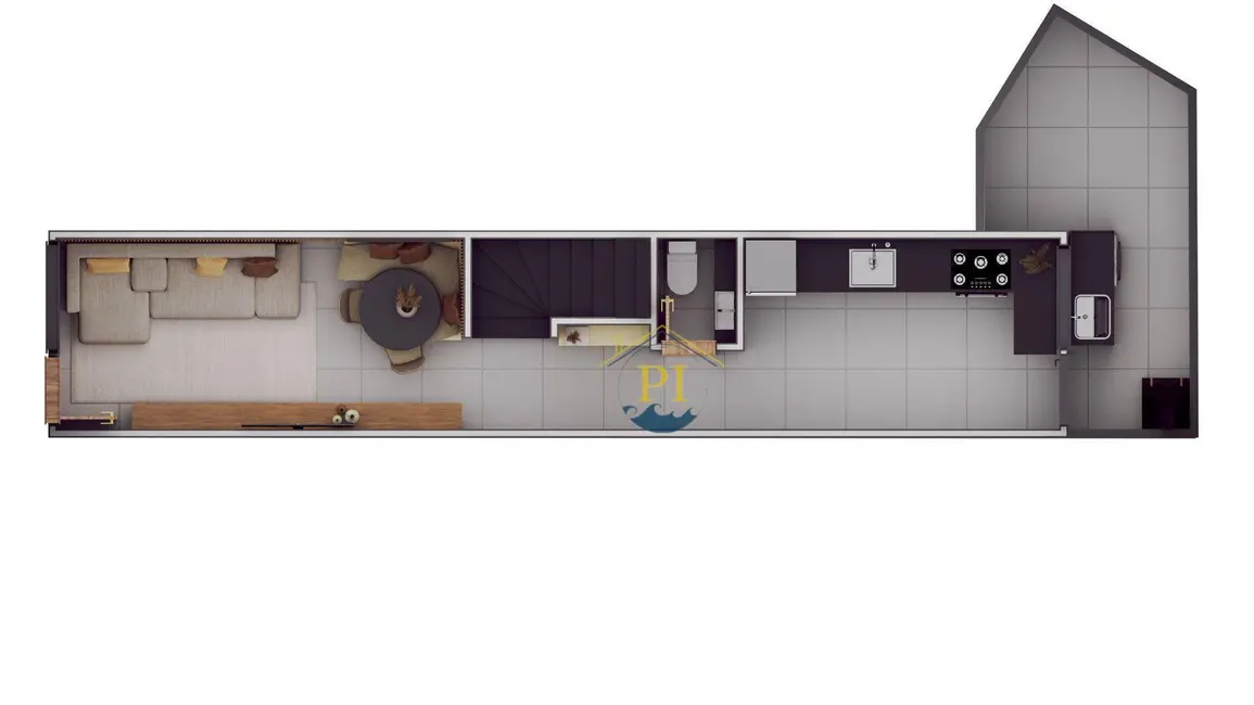 Casa de Condomínio com 2 quartos à venda, 55m2 em Praia Grande - SP - imagem 9 Foto 9 de Casa de Condomínio com 2 quartos à venda, 55m2 em Praia Grande - SP