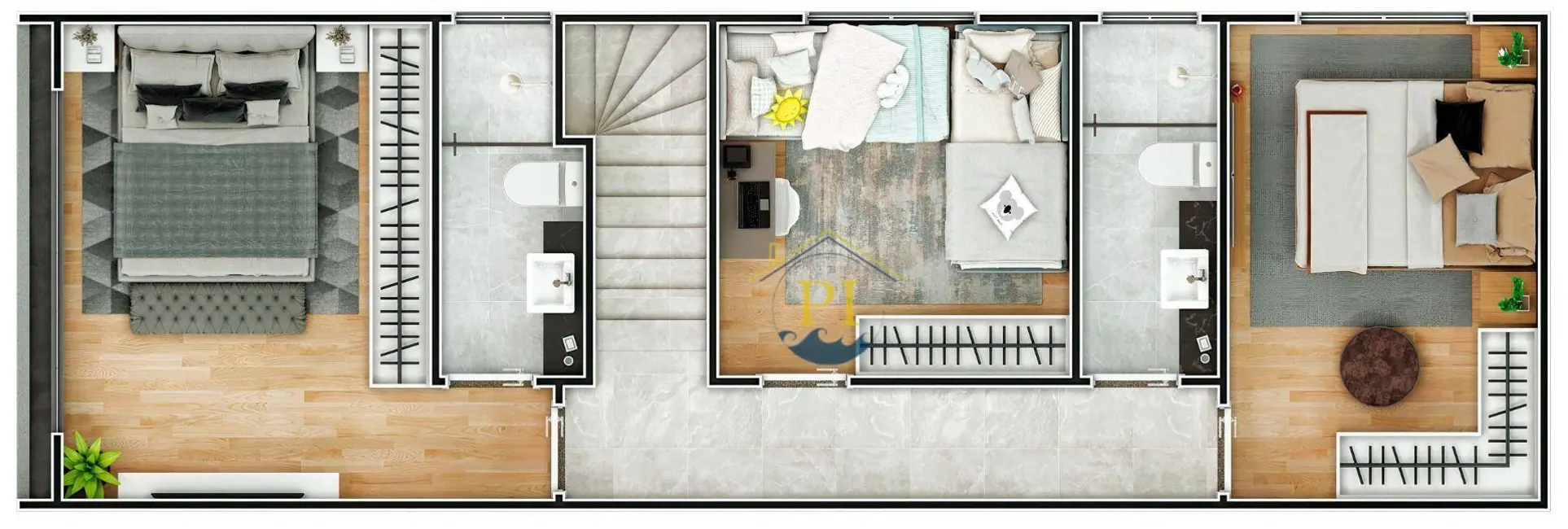 Foto 4 de Casa de Condomínio com 3 quartos à venda, 89m2 em Praia Grande - SP