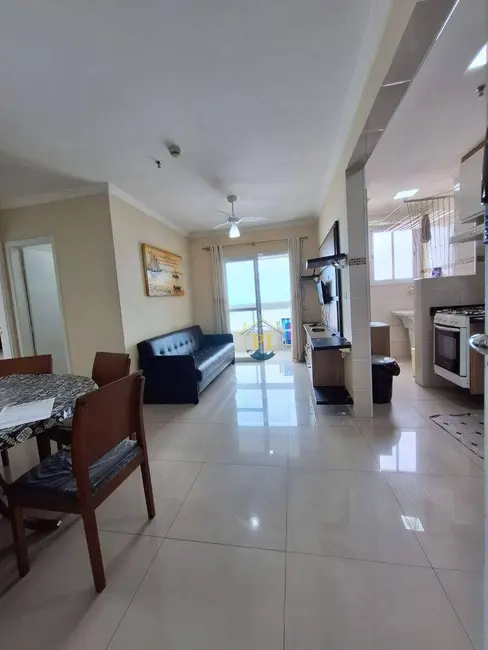Foto 2 de Apartamento com 1 quarto à venda, 50m2 em Maracanã, Praia Grande - SP