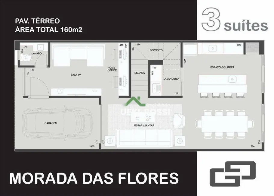 Casa de Condomínio com 3 quartos à venda, 126m2 em Cambe - PR - imagem 6 Foto 6 de Casa de Condomínio com 3 quartos à venda, 126m2 em Cambe - PR