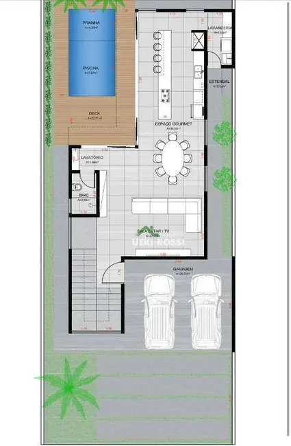 Casa de Condomínio com 3 quartos à venda, 281m2 em Gleba Simon Frazer, Londrina - PR - imagem 4 Foto 4 de Casa de Condomínio com 3 quartos à venda, 281m2 em Gleba Simon Frazer, Londrina - PR