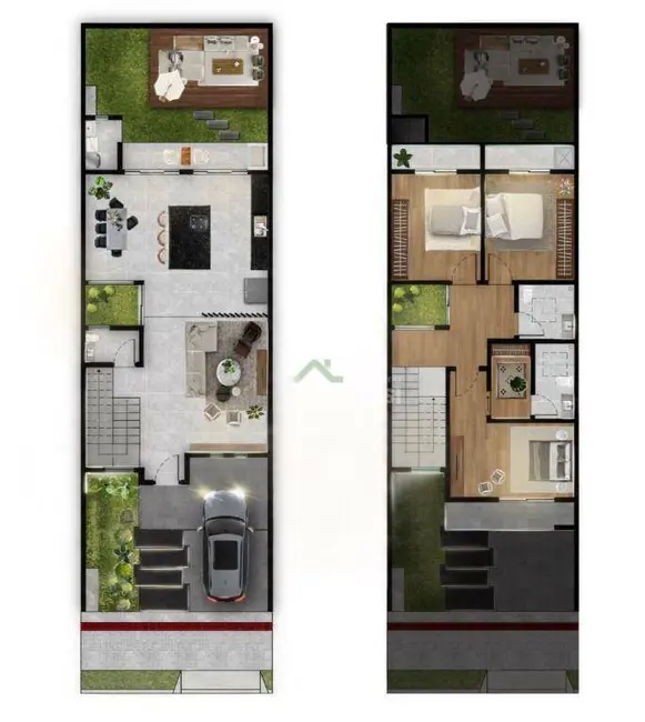 Foto 2 de Casa de Condomínio com 3 quartos à venda, 163m2 em Heimtal, Londrina - PR