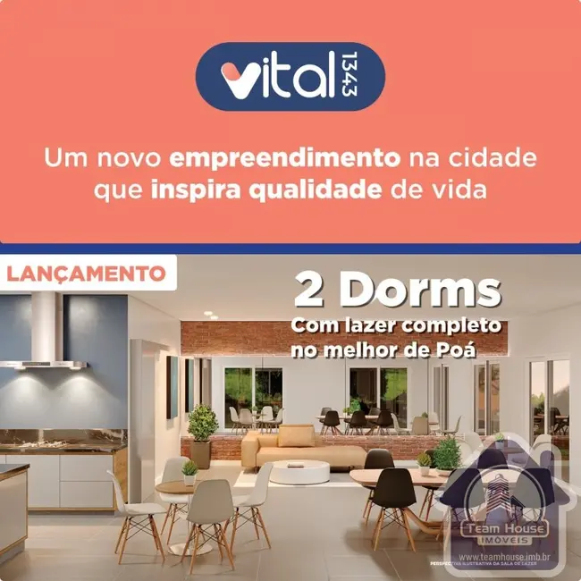 Apartamento com 2 quartos à venda, 49m2 em Jardim Áurea, Poa - SP - imagem 8 Foto 8 de Apartamento com 2 quartos à venda, 49m2 em Jardim Áurea, Poa - SP