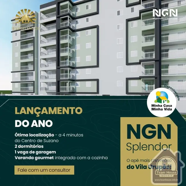Foto 1 de Apartamento com 2 quartos à venda, 43m2 em Vila Urupês, Suzano - SP