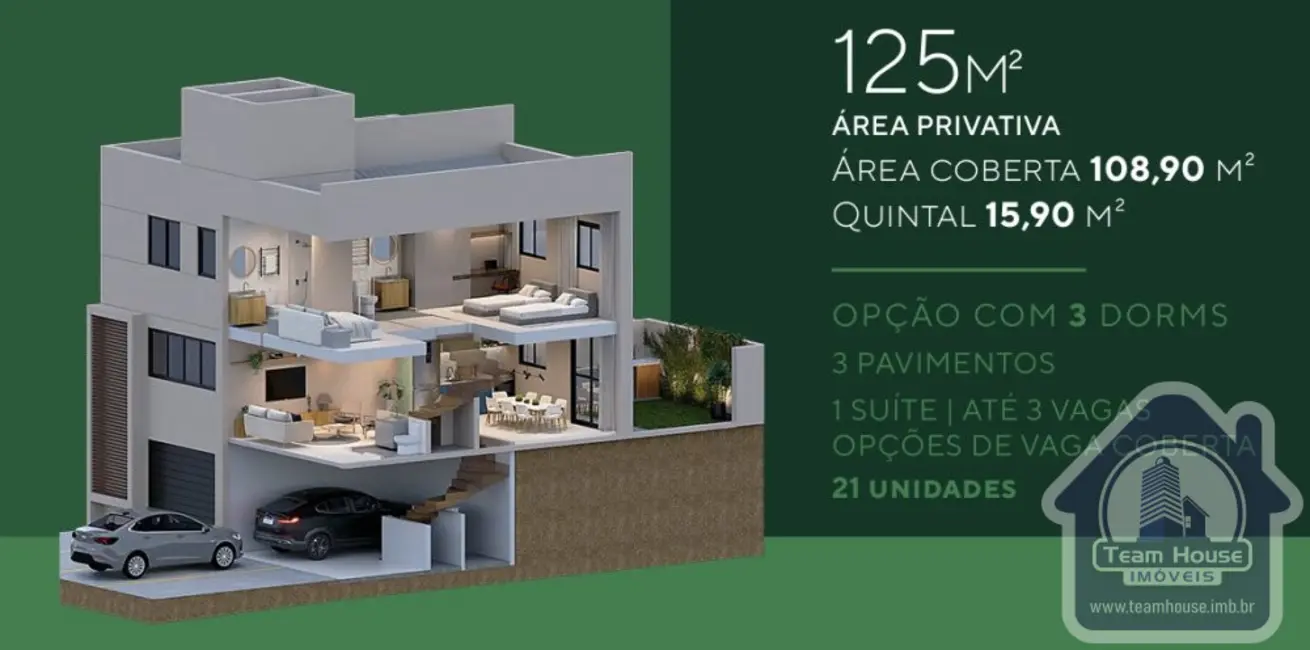 Foto 4 de Casa de Condomínio com 3 quartos à venda, 99m2 em Vila Oliveira, Mogi Das Cruzes - SP