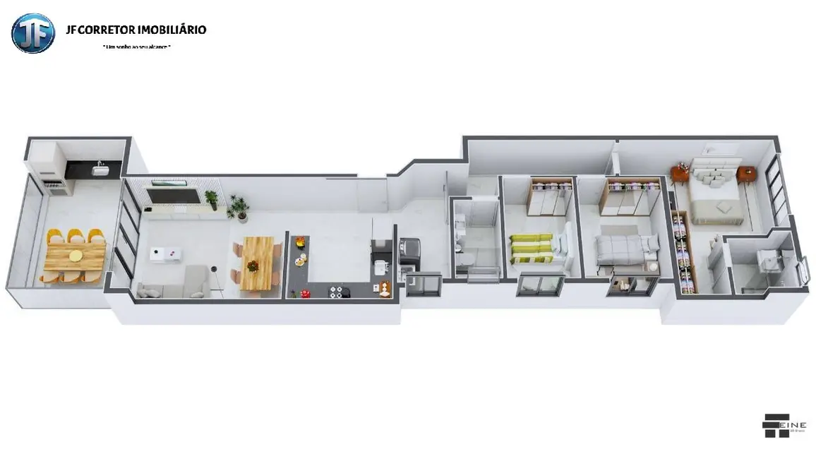 Foto 5 de Apartamento com 3 quartos à venda, 96m2 em Bom Retiro, Ipatinga - MG