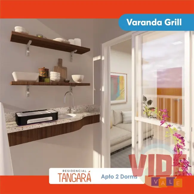 Apartamento com 2 quartos à venda e para alugar, 50m2 em Jacarei - SP - imagem 4 Foto 4 de Apartamento com 2 quartos à venda e para alugar, 50m2 em Jacarei - SP