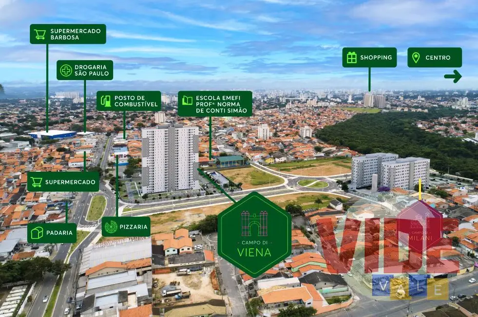Apartamento com 2 quartos à venda e para alugar, 37m2 em Sao Jose Dos Campos - SP - imagem 7 Foto 7 de Apartamento com 2 quartos à venda e para alugar, 37m2 em Sao Jose Dos Campos - SP